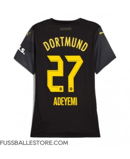 Günstige Borussia Dortmund Karim Adeyemi #27 Auswärtstrikot Damen 2024-25 Kurzarm